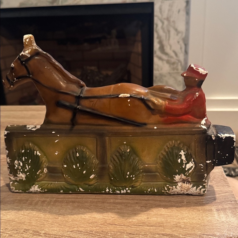 Vintage Horse and Sulky Figurine - Picture 3 of 5